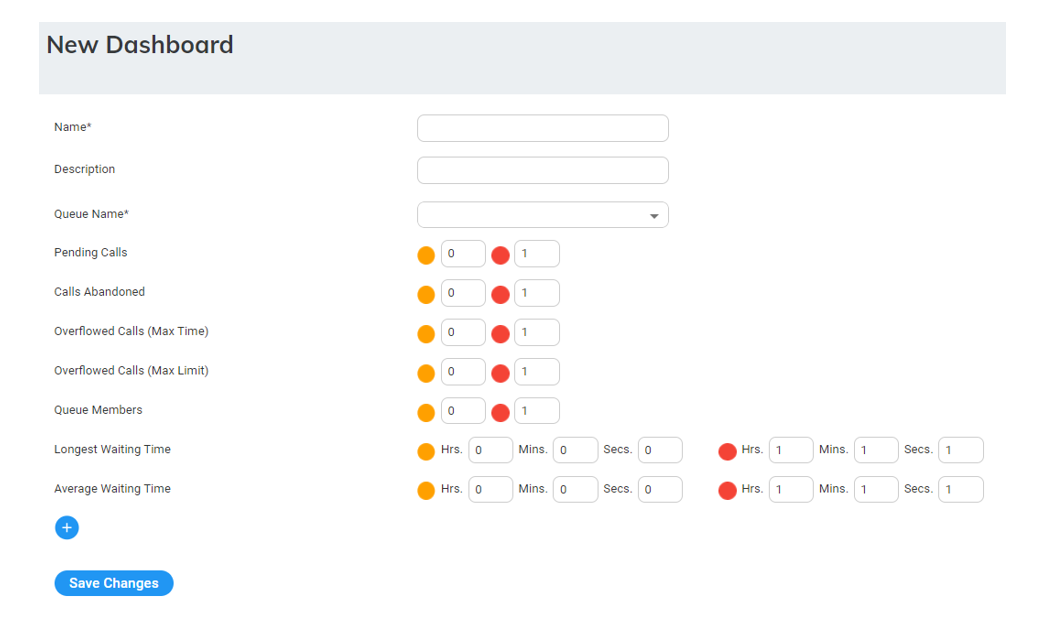 Adding a New Dashboard