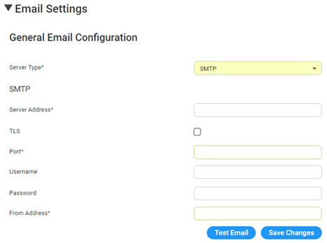 General Email Configuration