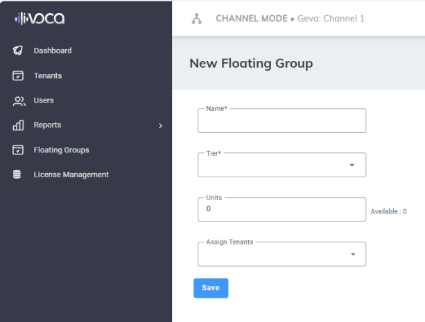 Add a New Floating Group