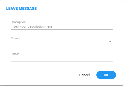 Leave Message