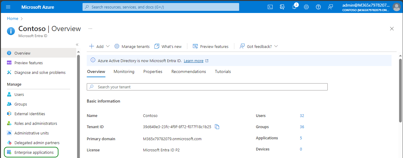 Enterprise applications