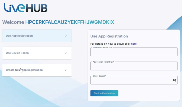 Use App Registration