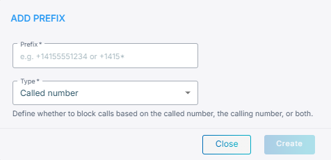 Adding a prefix