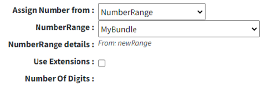 Assigning numbers from a range