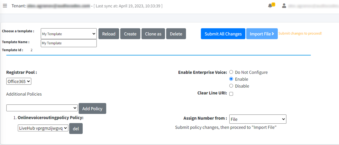 Adding policies