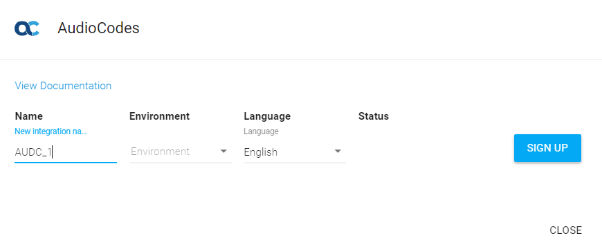 Naming the integration
