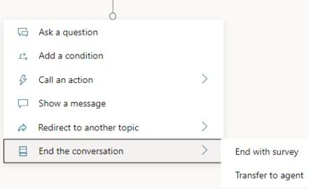 Transfer to agent in a legacy Copilot Studio bot
