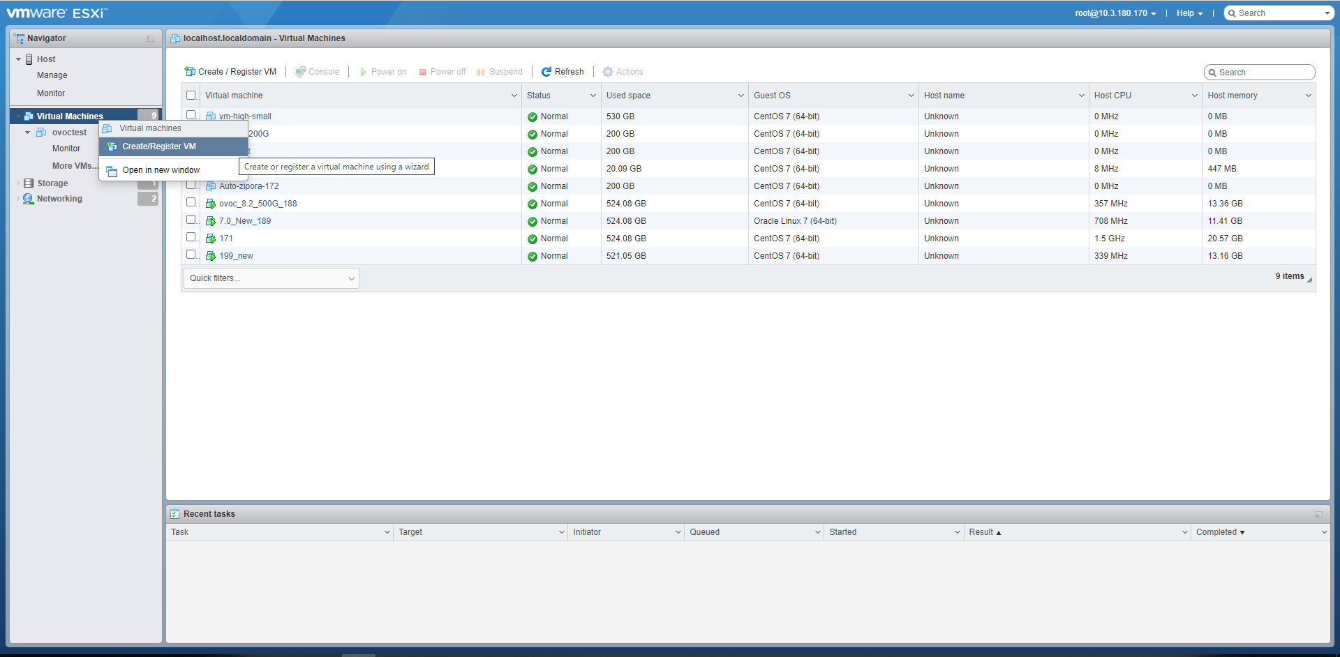 Deploying Standalone VMware VM using ESXi Wizard