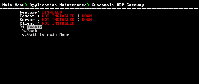 Guacamole RDP Gateway