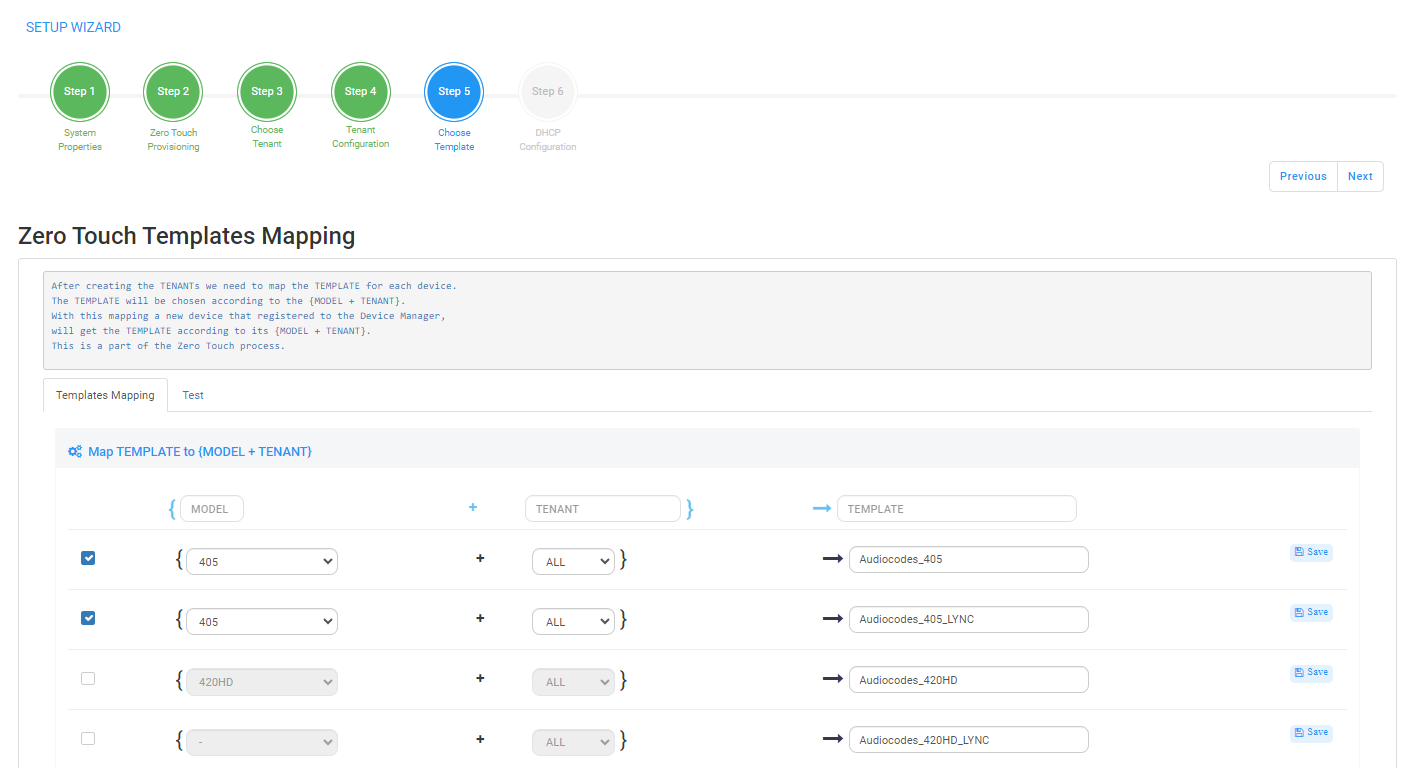 Using the Zero Touch Setup Wizard to Provision Devices
