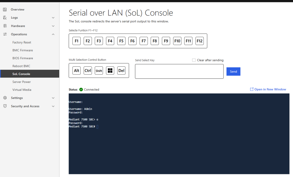 Using BMC Web Interface